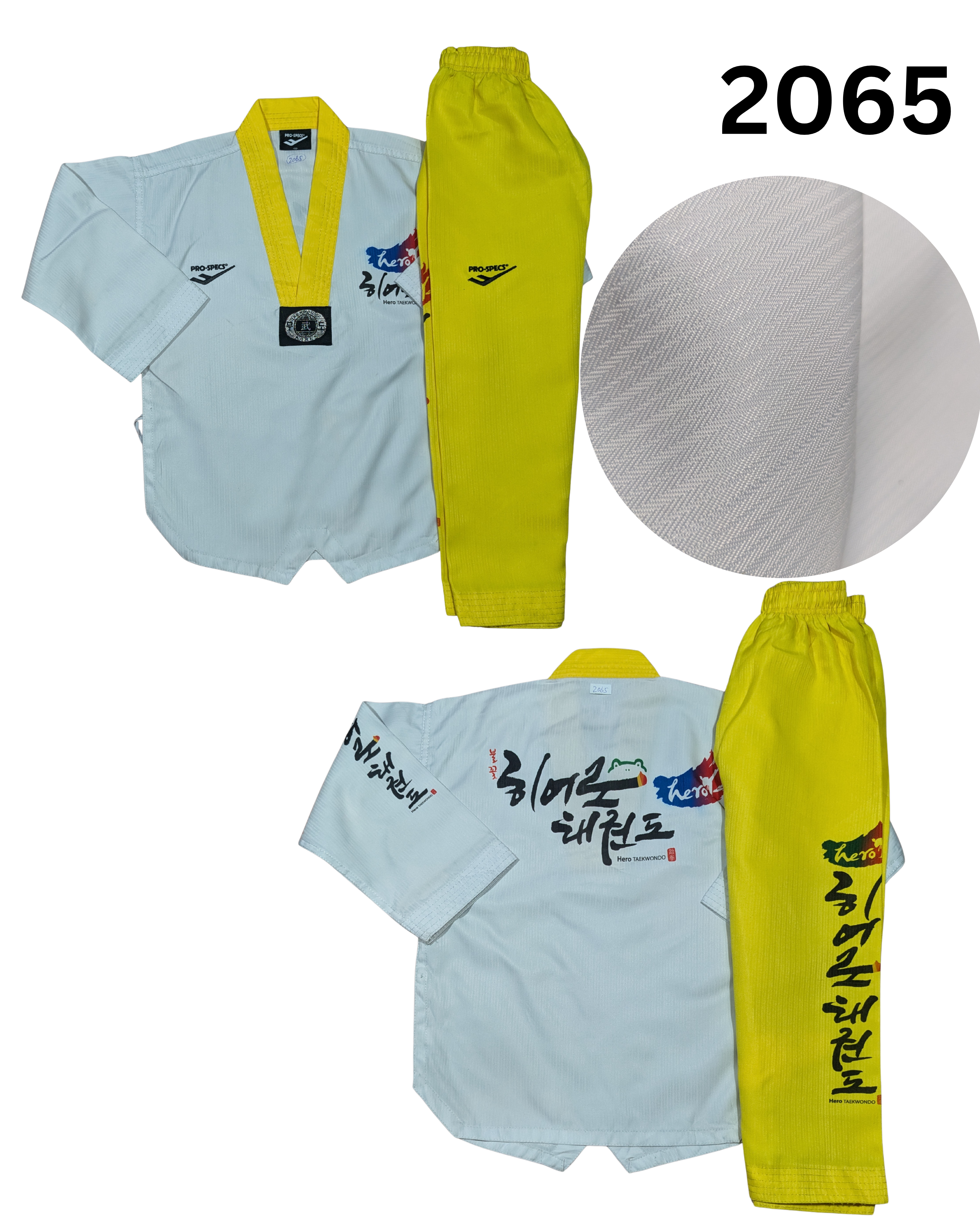 Taekwondo prospecs uniform (110 sized /white color )