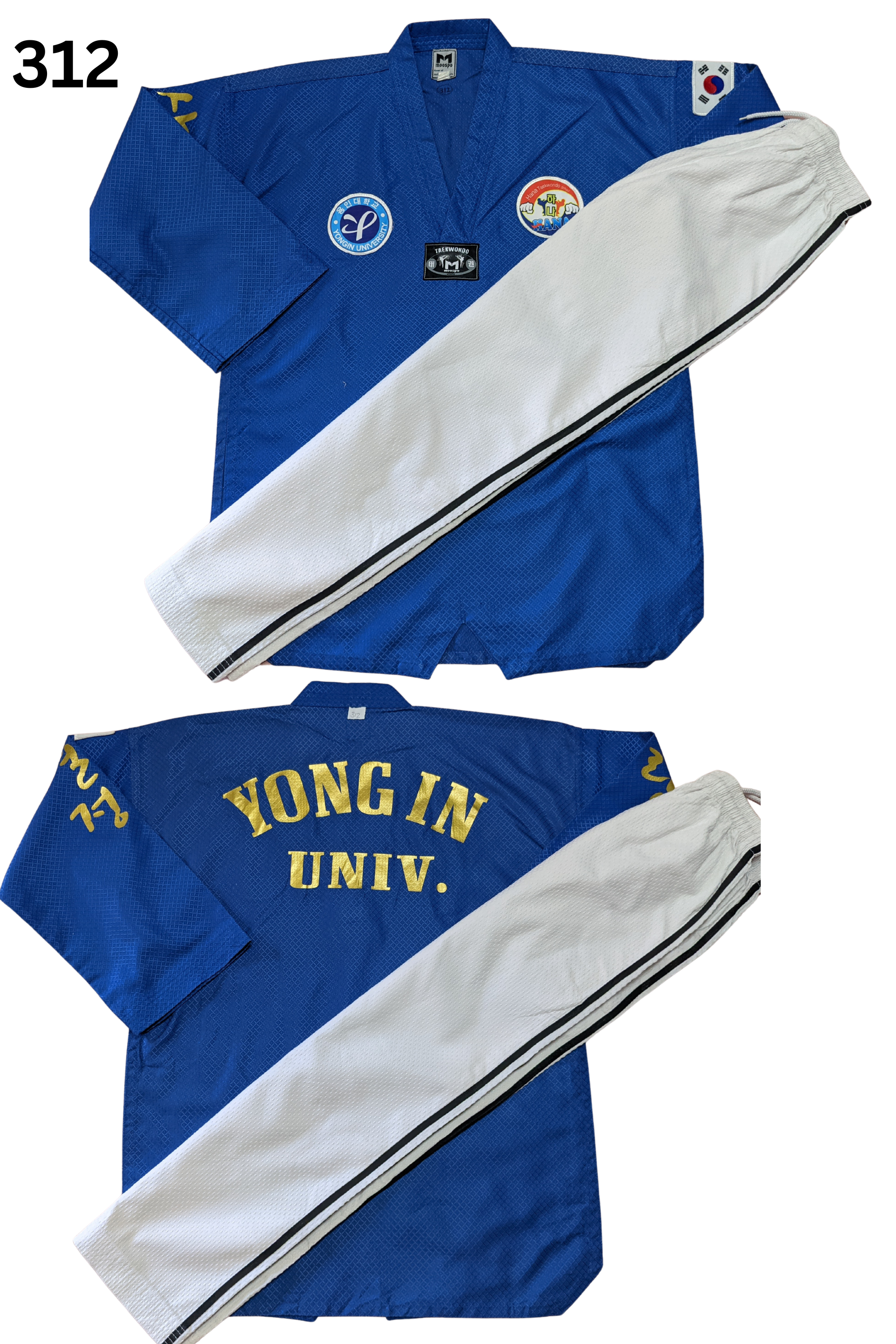 Taekwondo moospo uniform (180 sized /blue color )