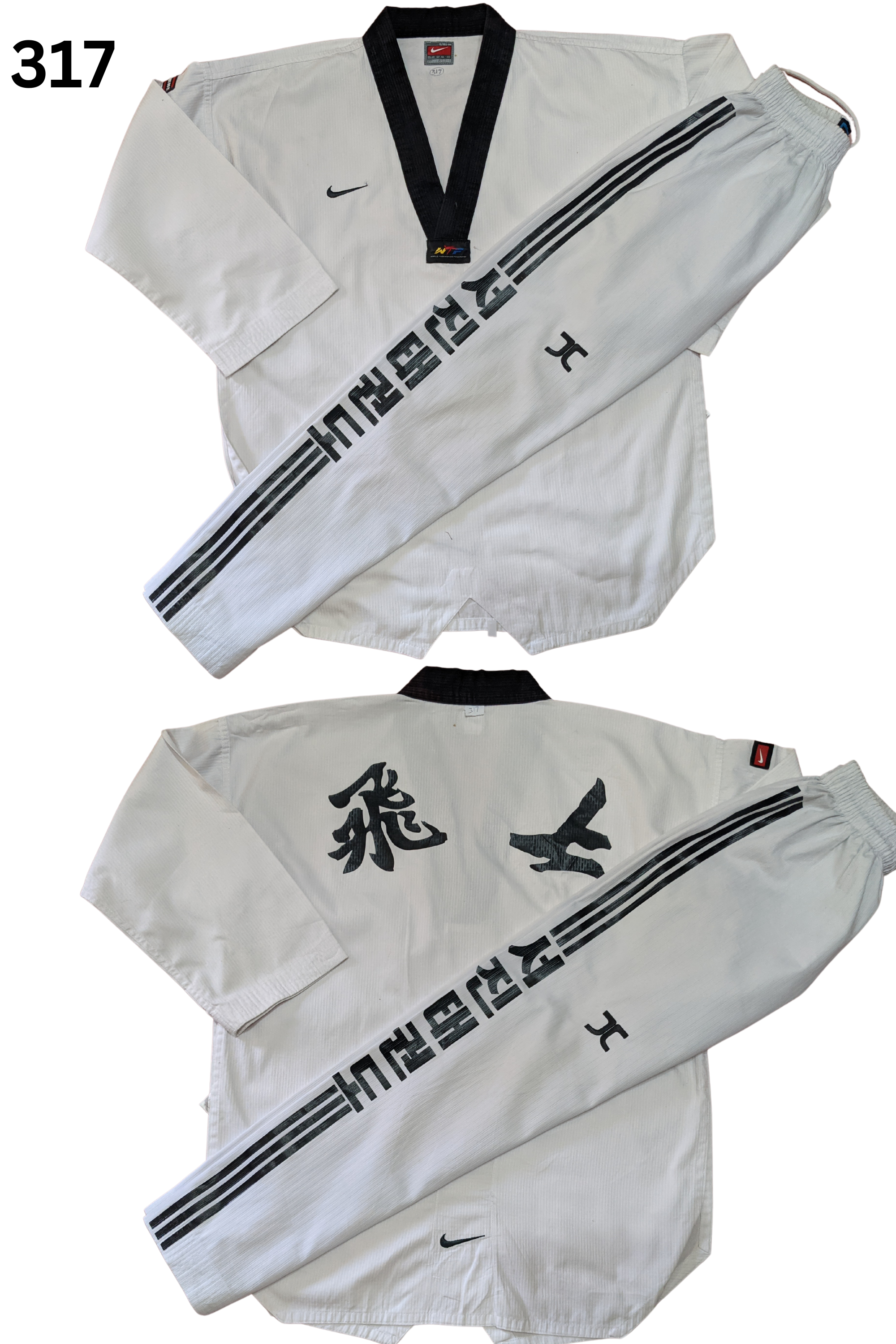 Taekwondo world taekwondo uniform (180 sized /white color )