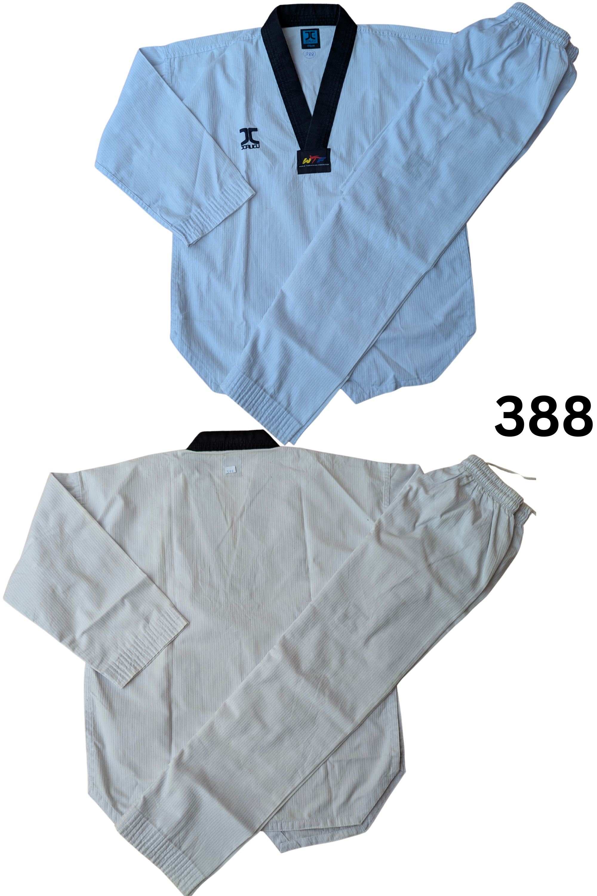 Taekwondo jclicu uniform (170 sized /white color )