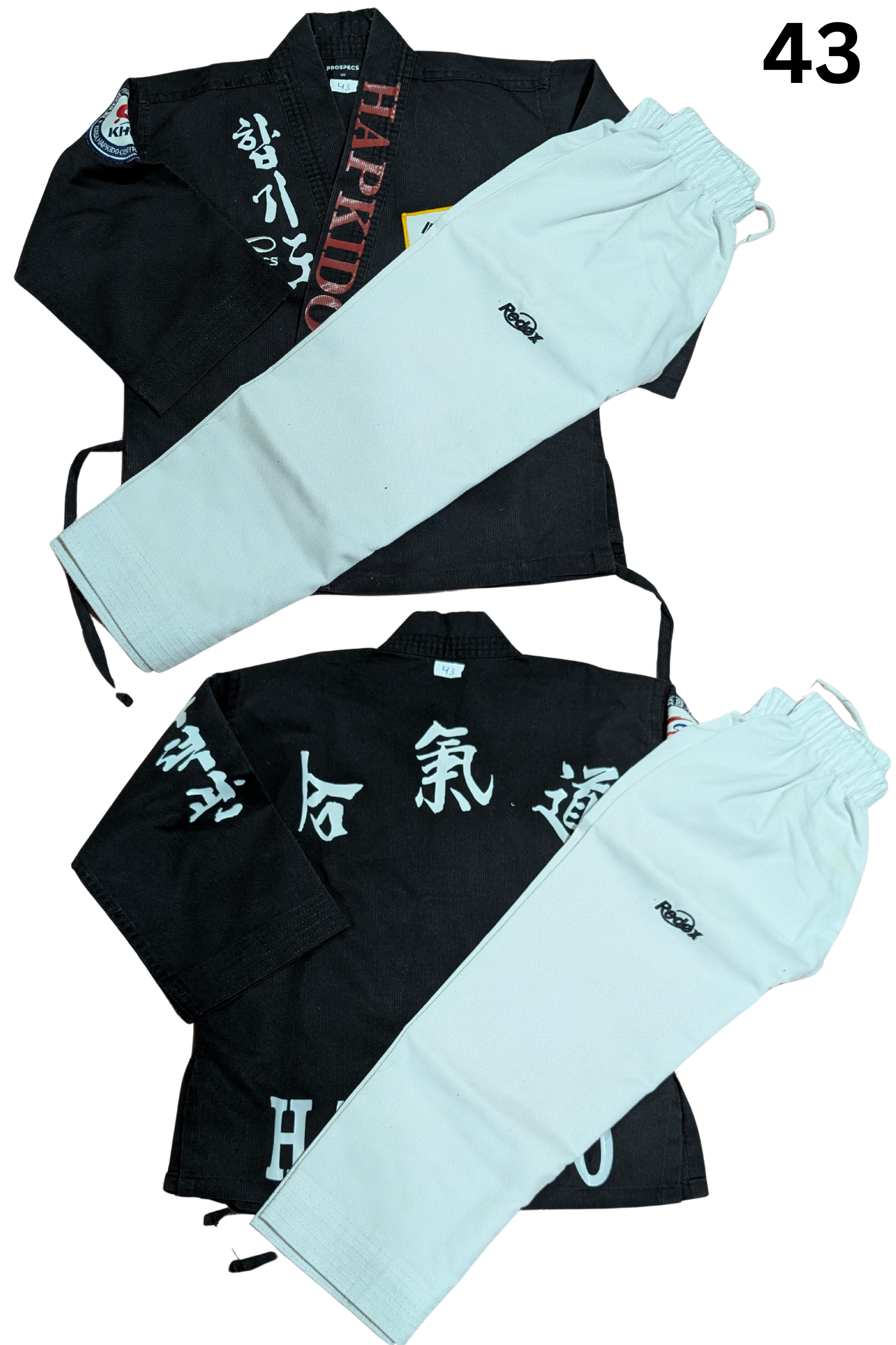 Taekwondo redux uniform (100 sized /black color )
