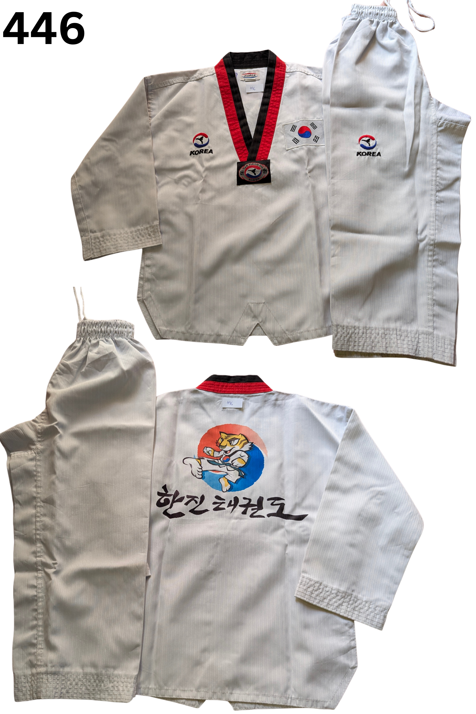 Taekwondo korea uniform (120 sized /white color )