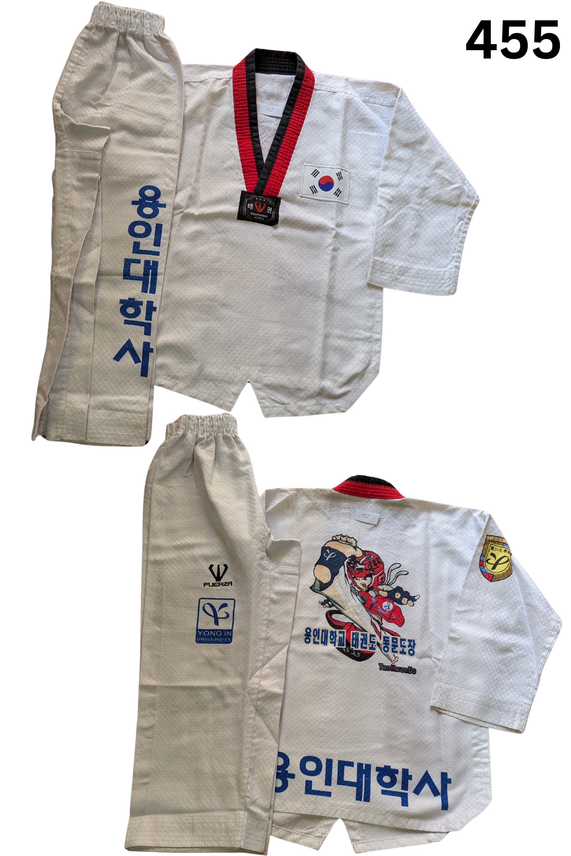 Taekwondo fuerza uniform (120 sized /white color )