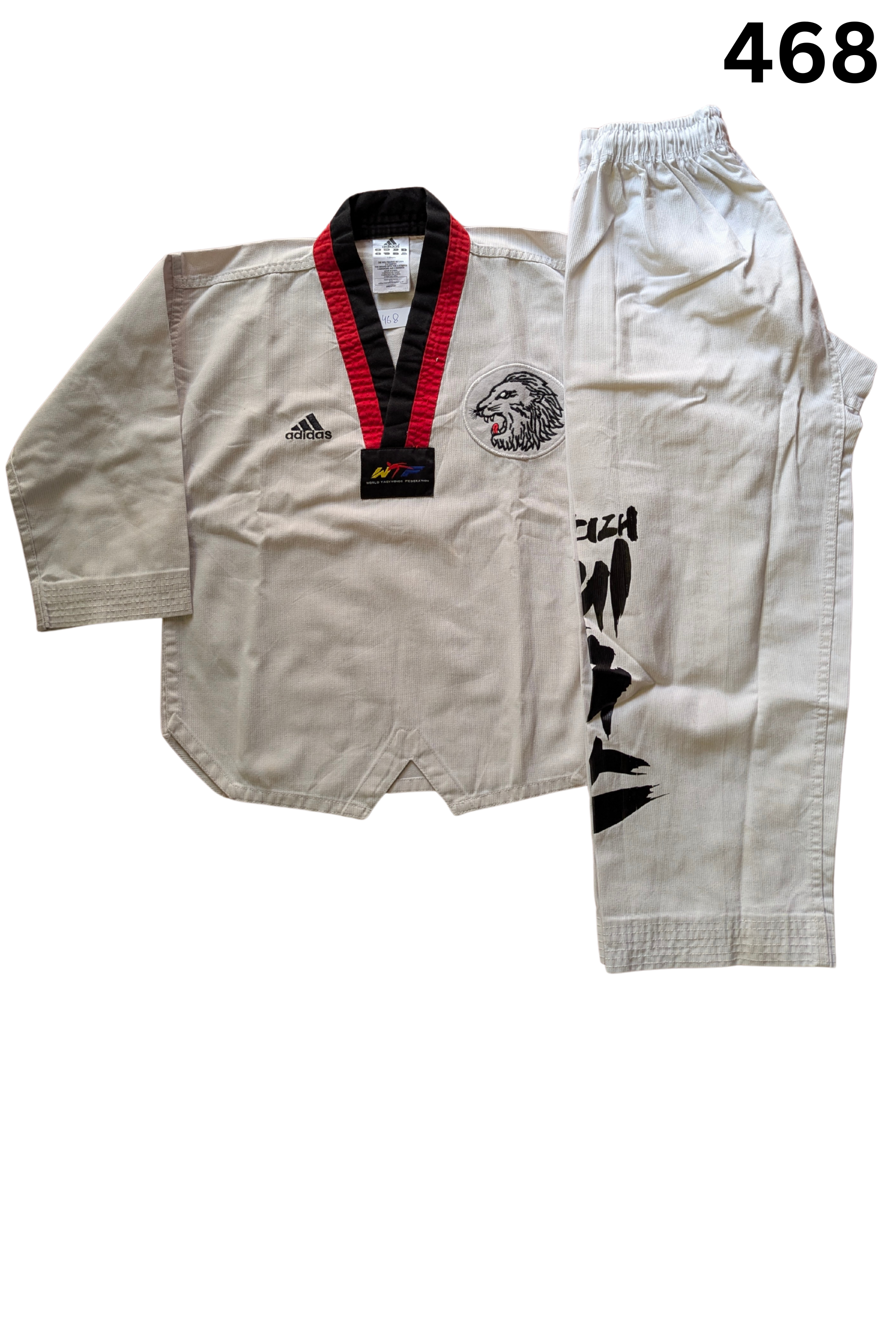 Taekwondo addidas uniform (120 sized /white color )