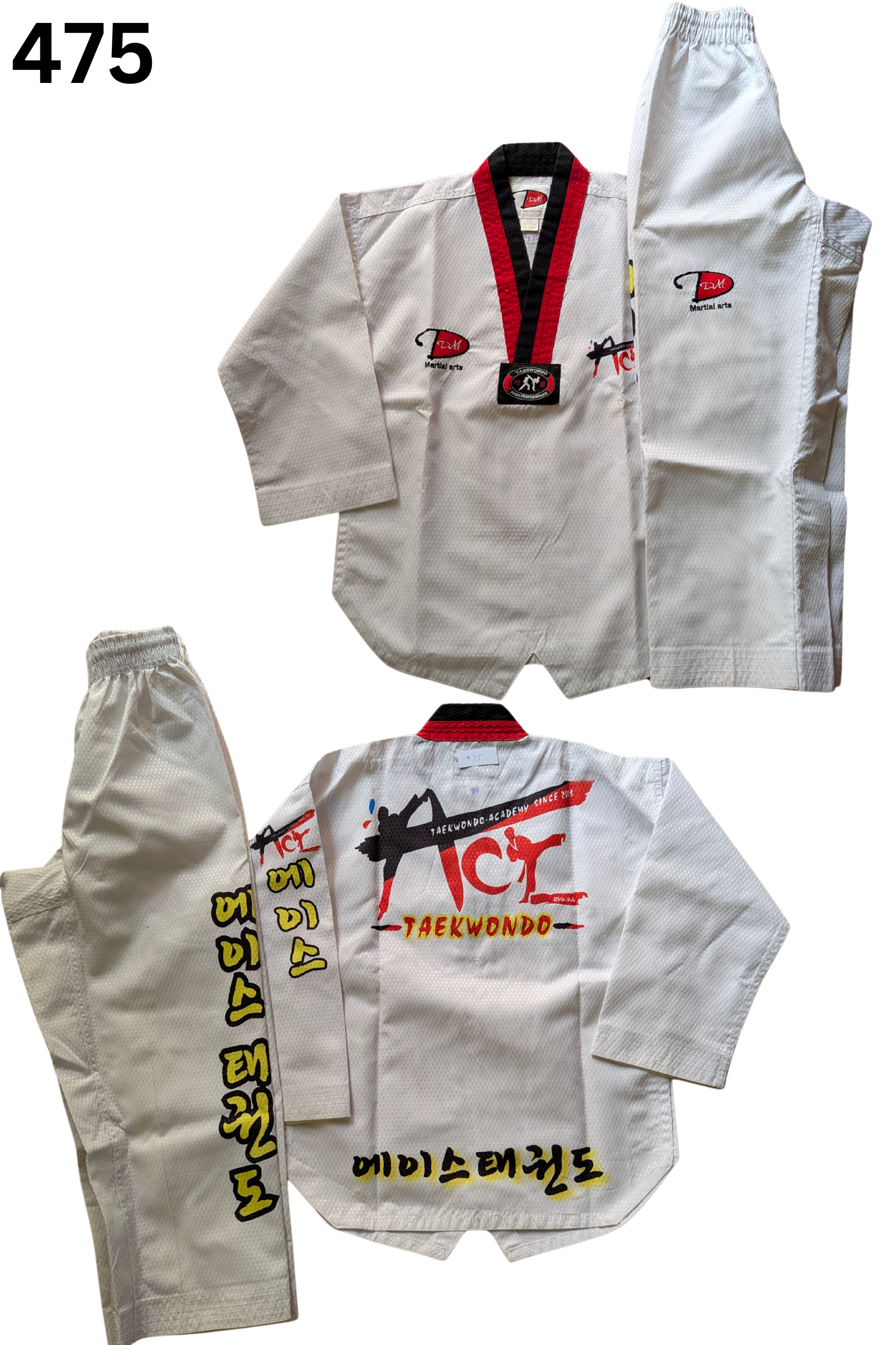 d m Taekwondo Uniform - 120/a+
