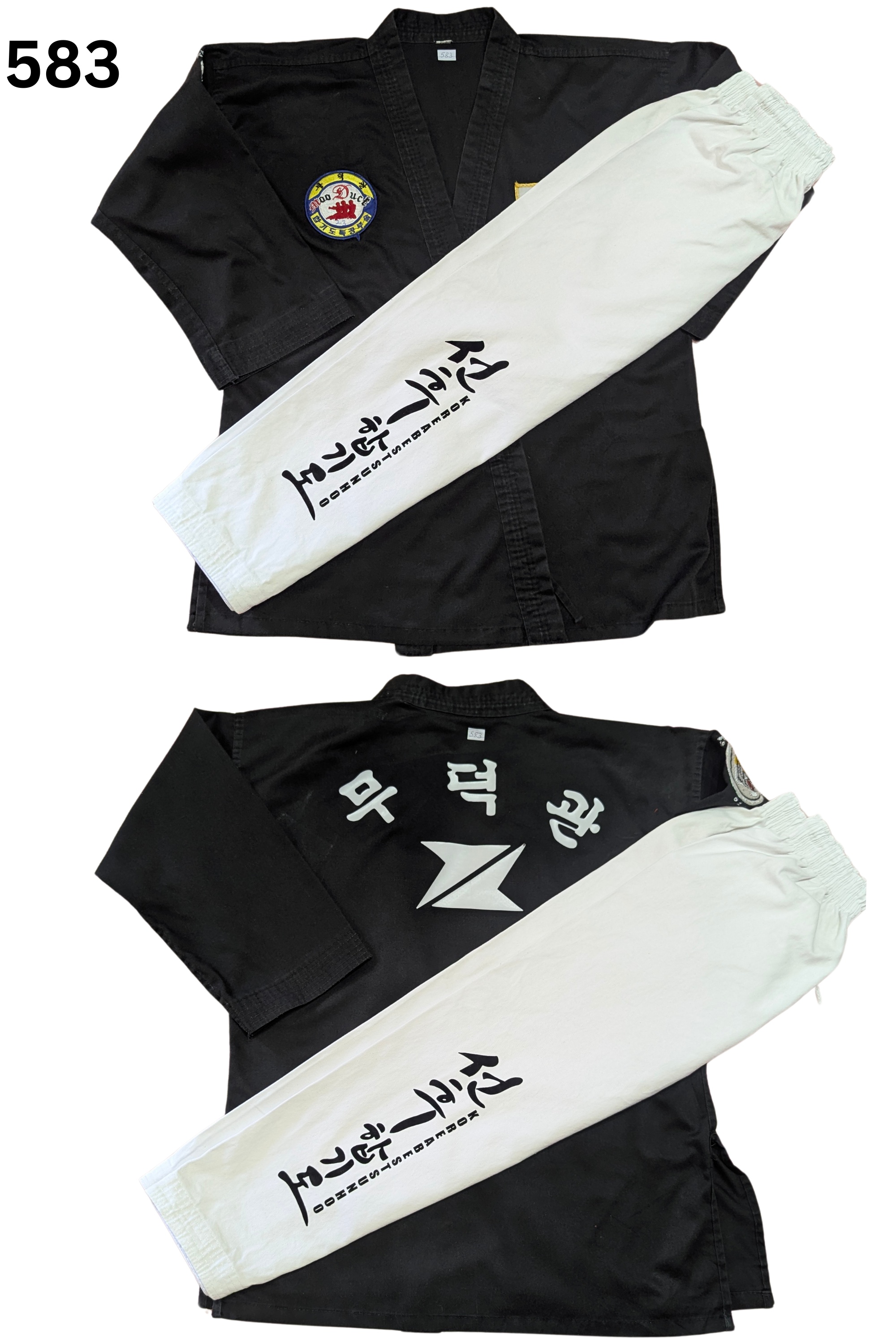Taekwondo taekwondo uniform (150 sized /black color )