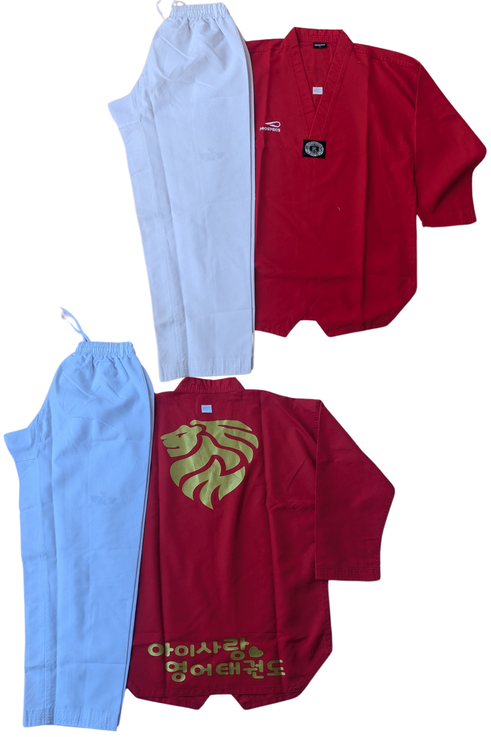 Taekwondo pro specs uniform (170 sized /red color )