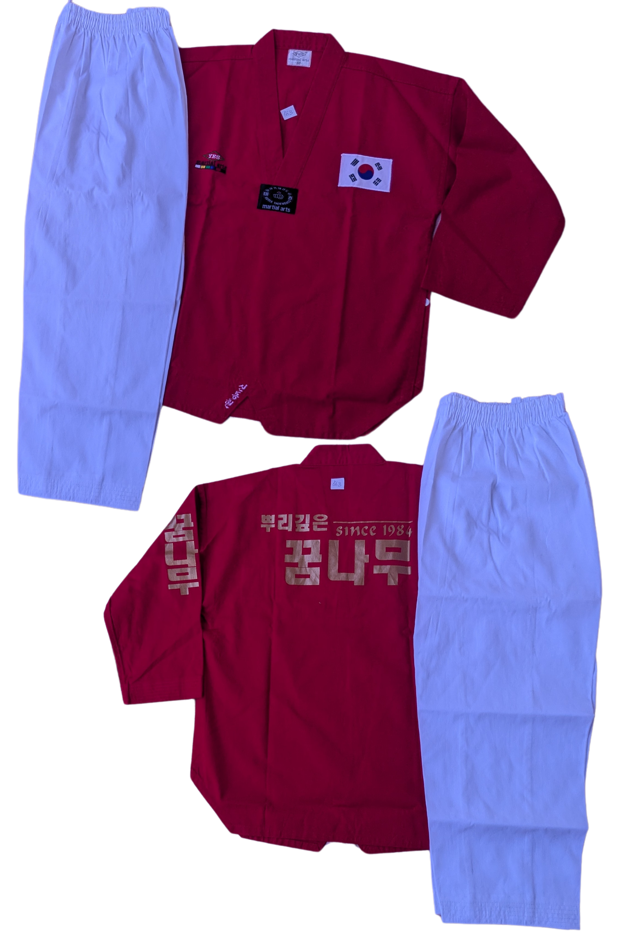 yes Taekwondo Uniform - 160/a+
