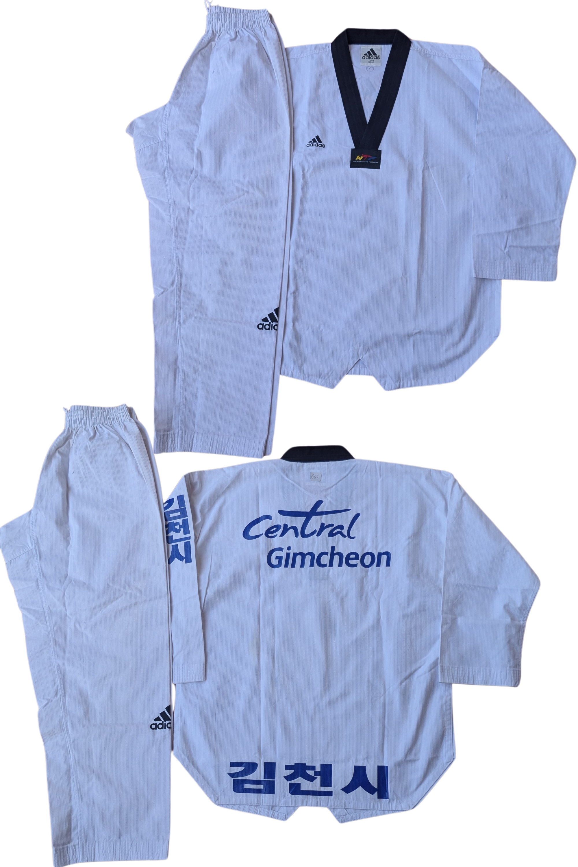 Taekwondo addidas uniform (180 sized /white color )