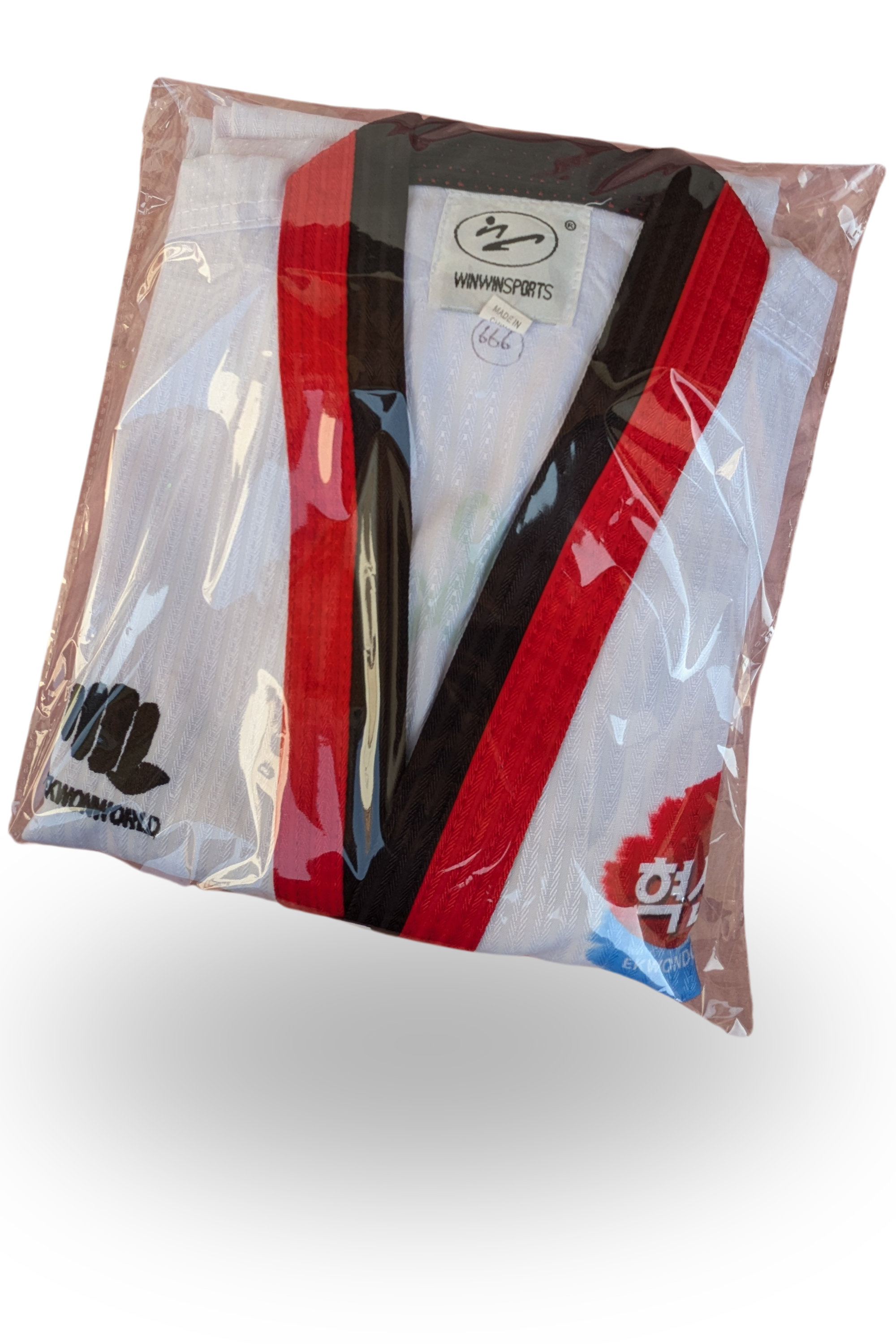 Taekwondo winwind sports uniform (130 sized /white color )