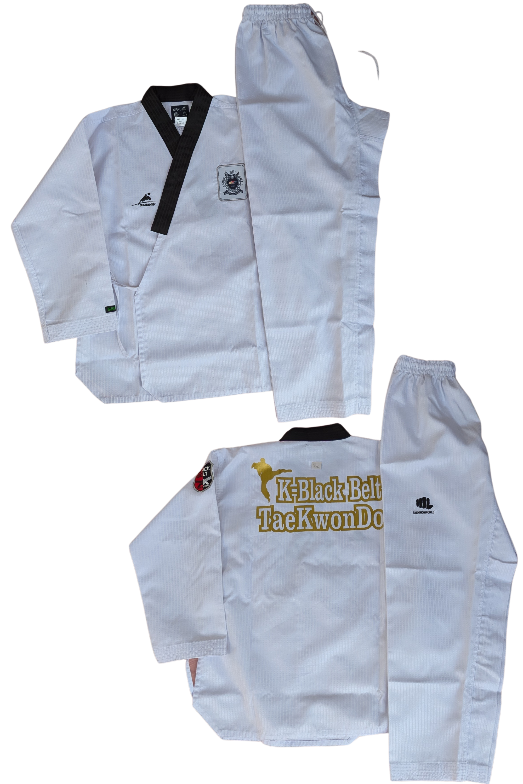 Taekwondo wta uniform (170 sized /white color )