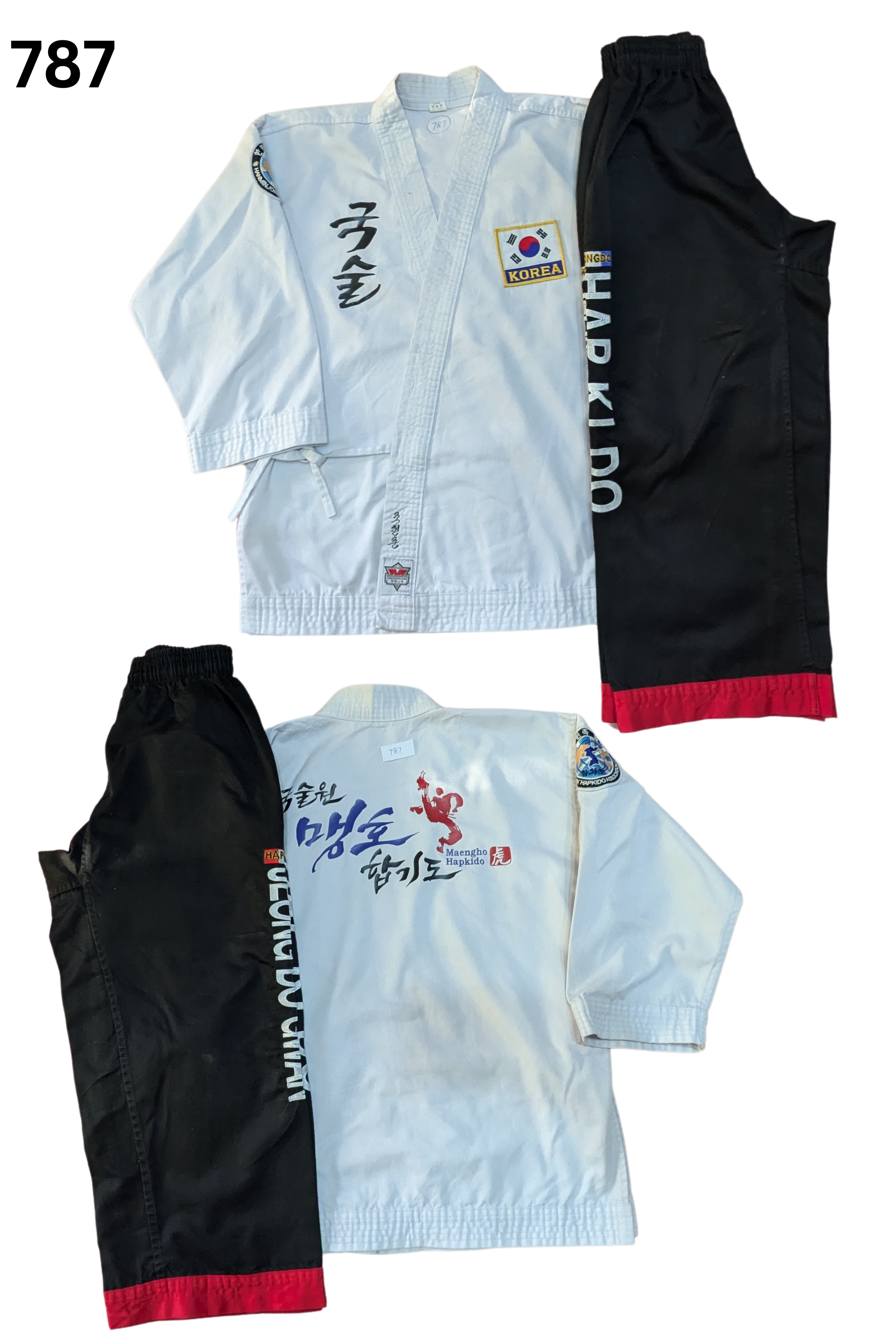 Taekwondo taekwondo uniform (140 sized /white color )