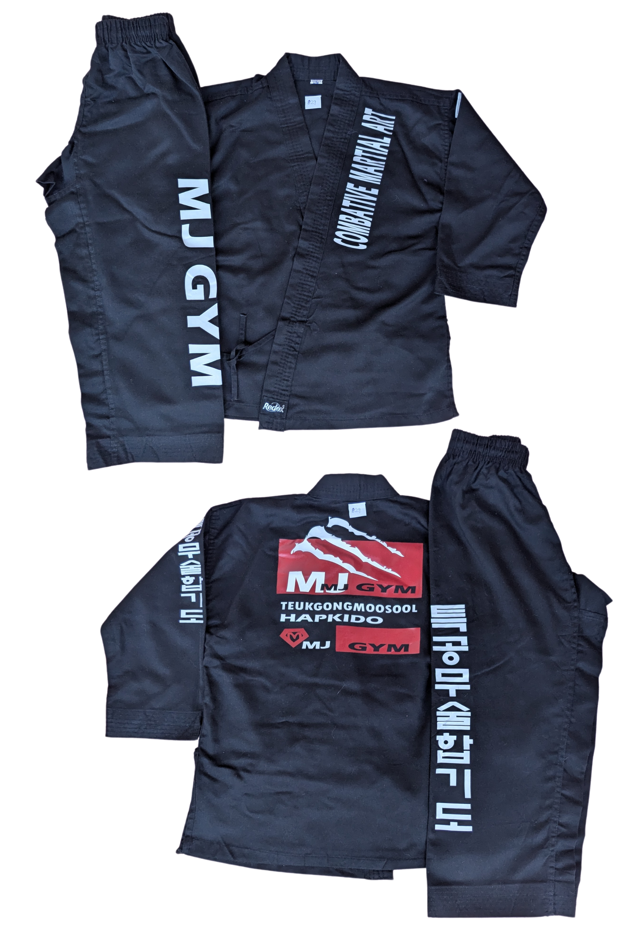 Taekwondo hapkido uniform (120 sized /black color )
