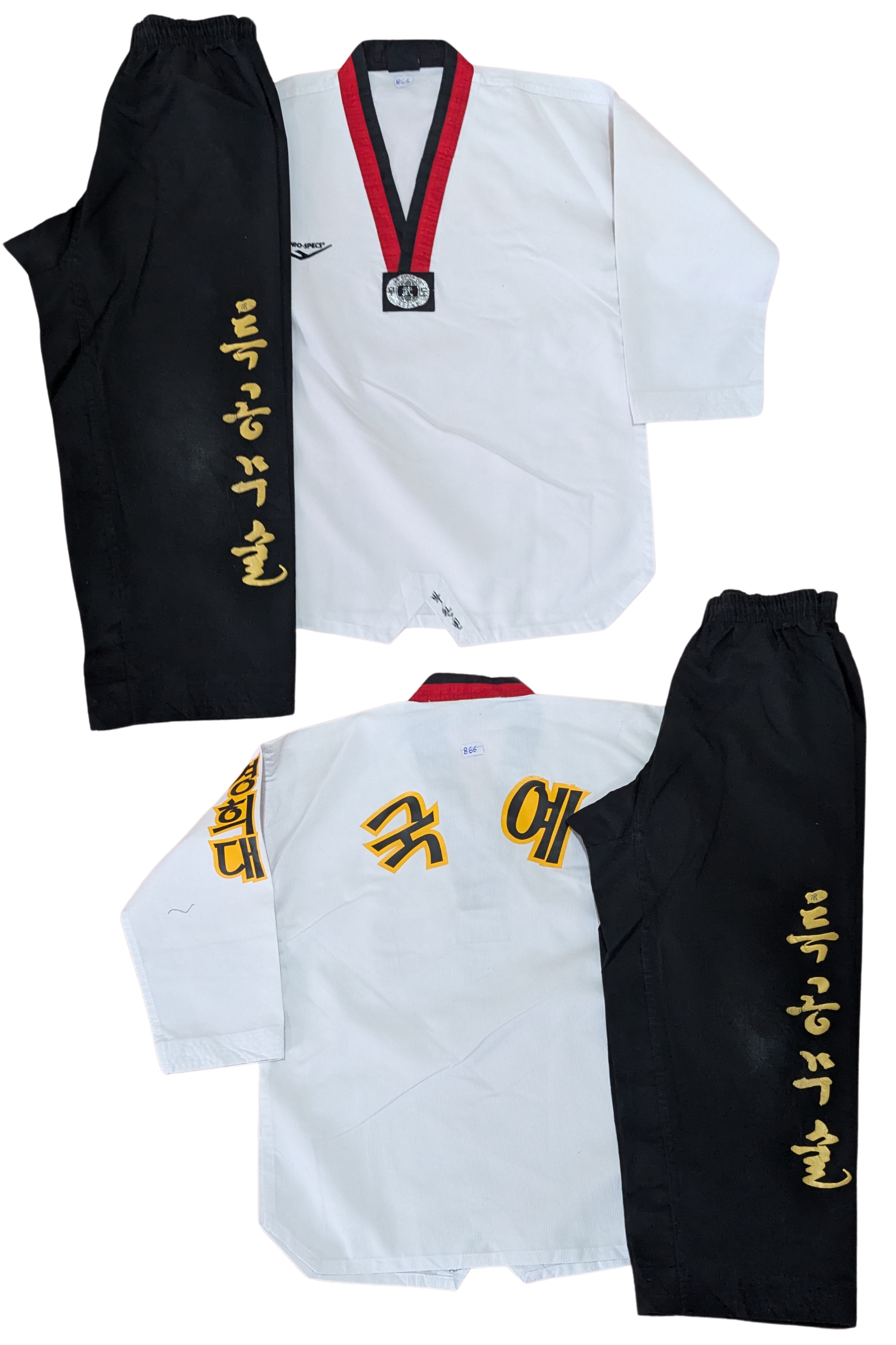 Taekwondo pro specs uniform (150 sized /white color )