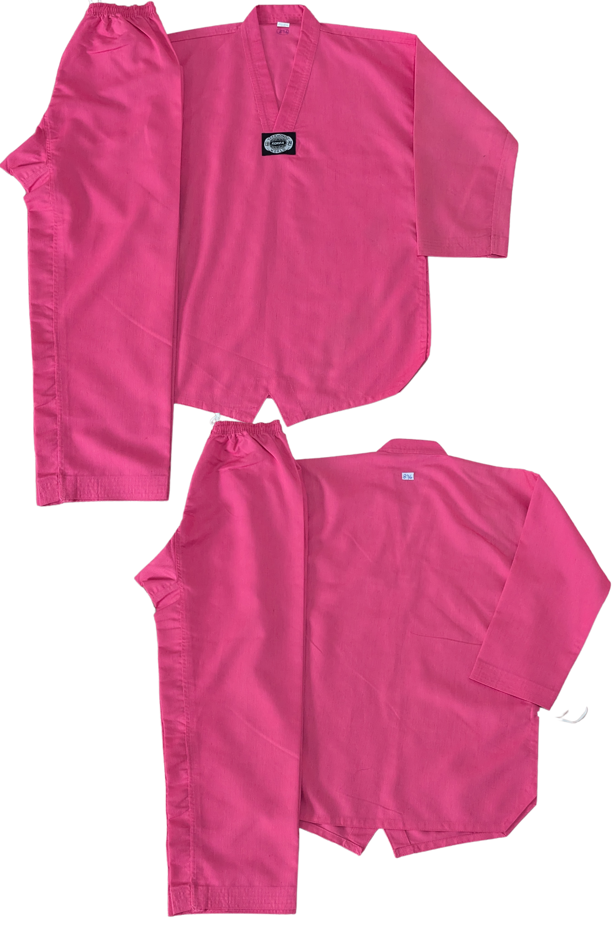 Taekwondo nm uniform (170 sized /pink color )