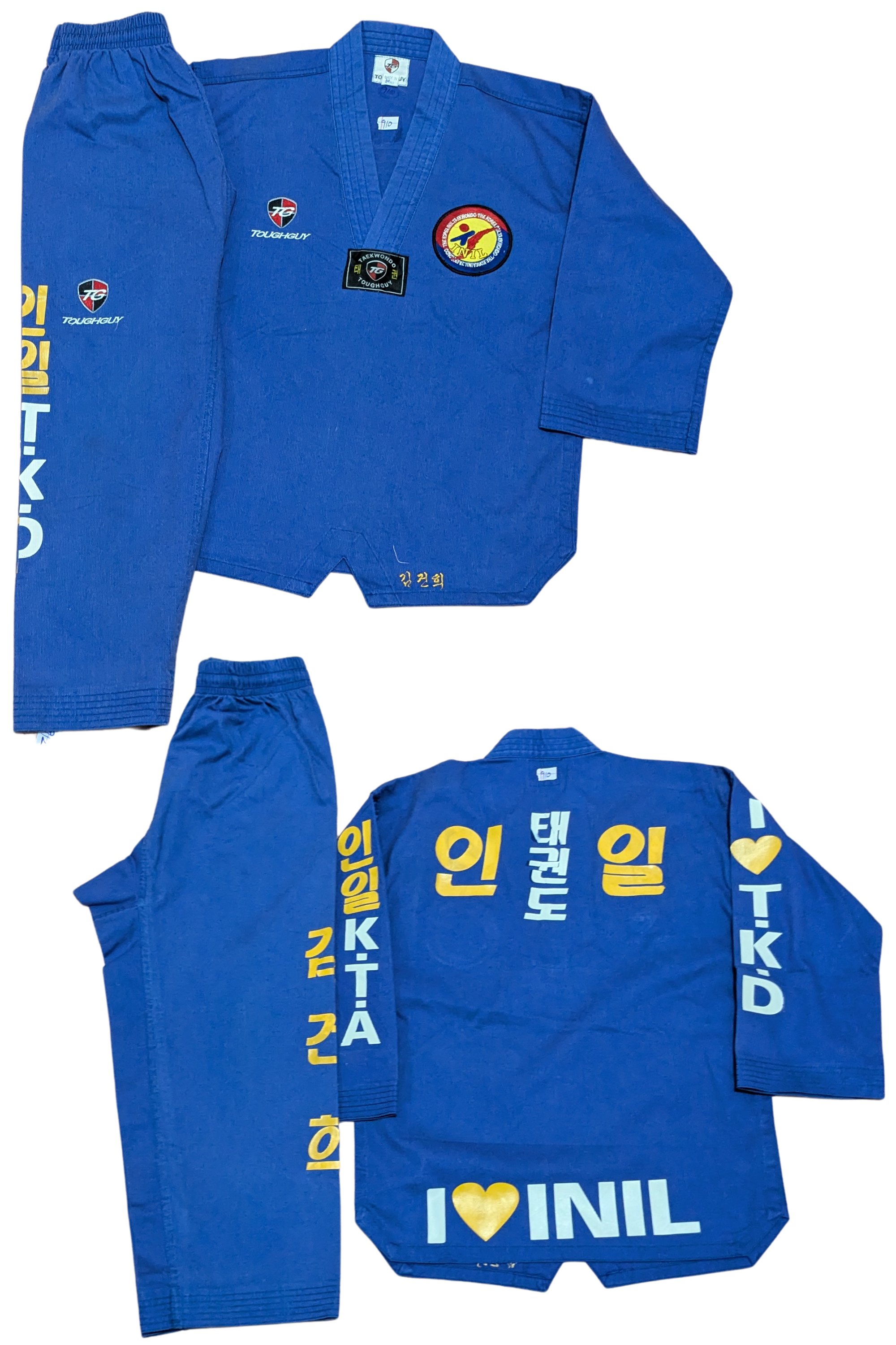 Taekwondo tughguy uniform (140 sized /blue color )
