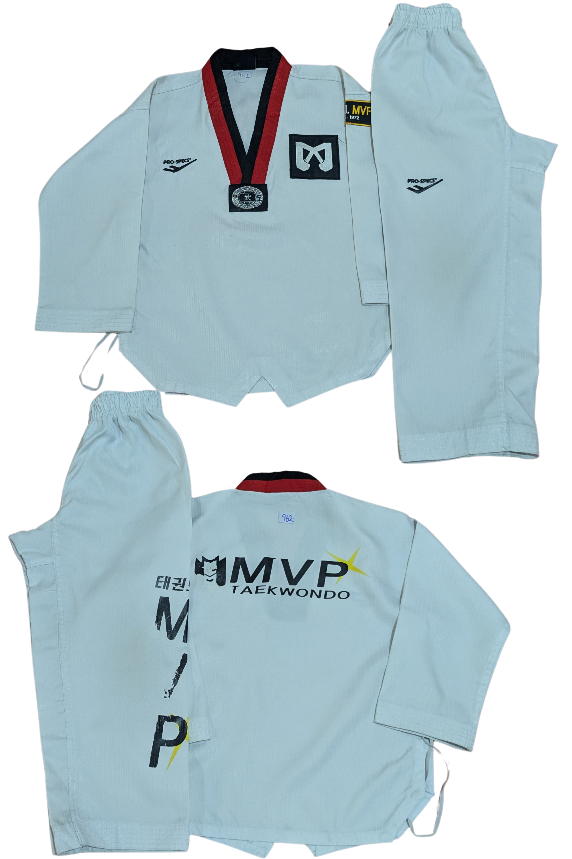 Taekwondo pro specs uniform (120 sized /white color )
