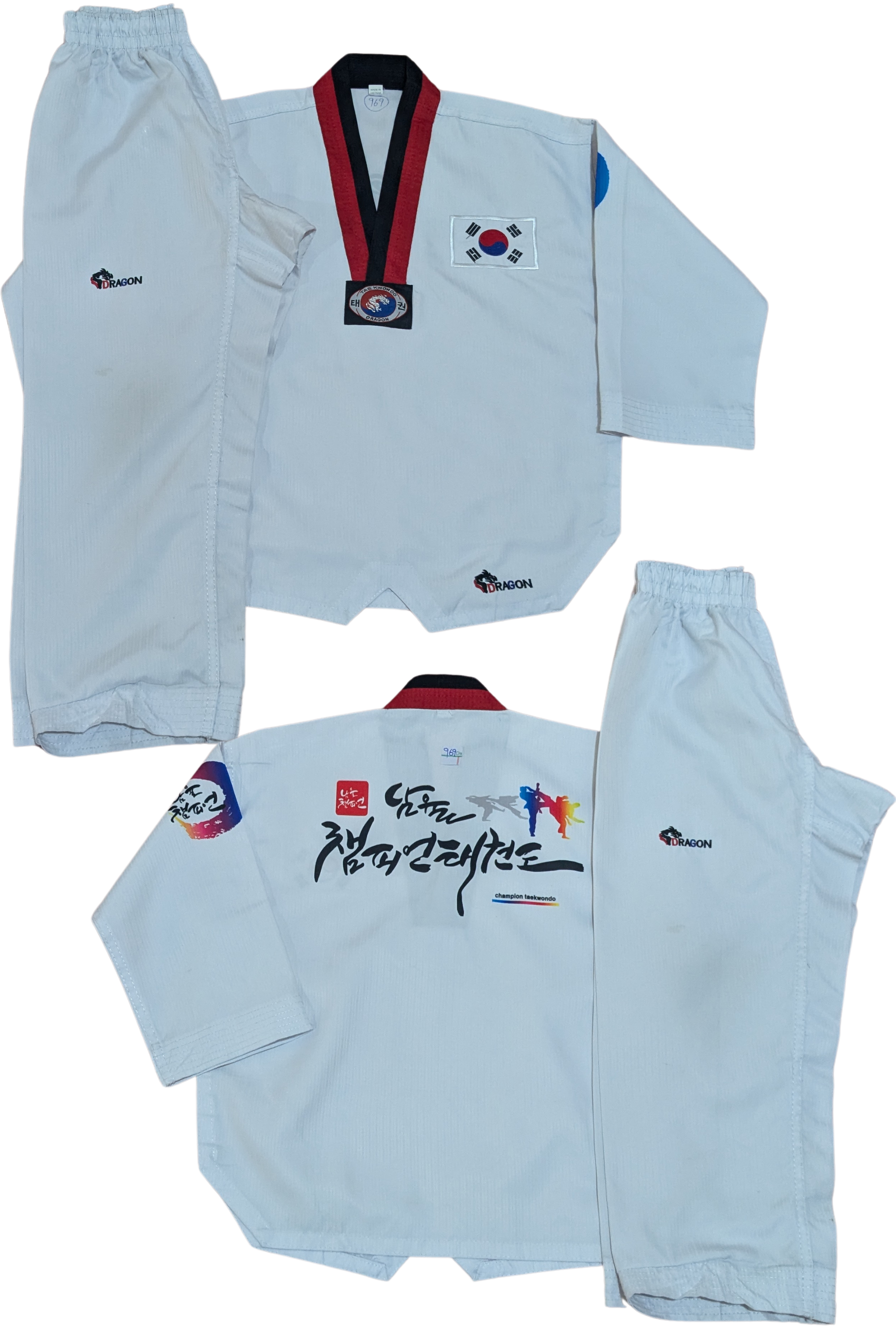 dragon Taekwondo Uniform - 120/a+