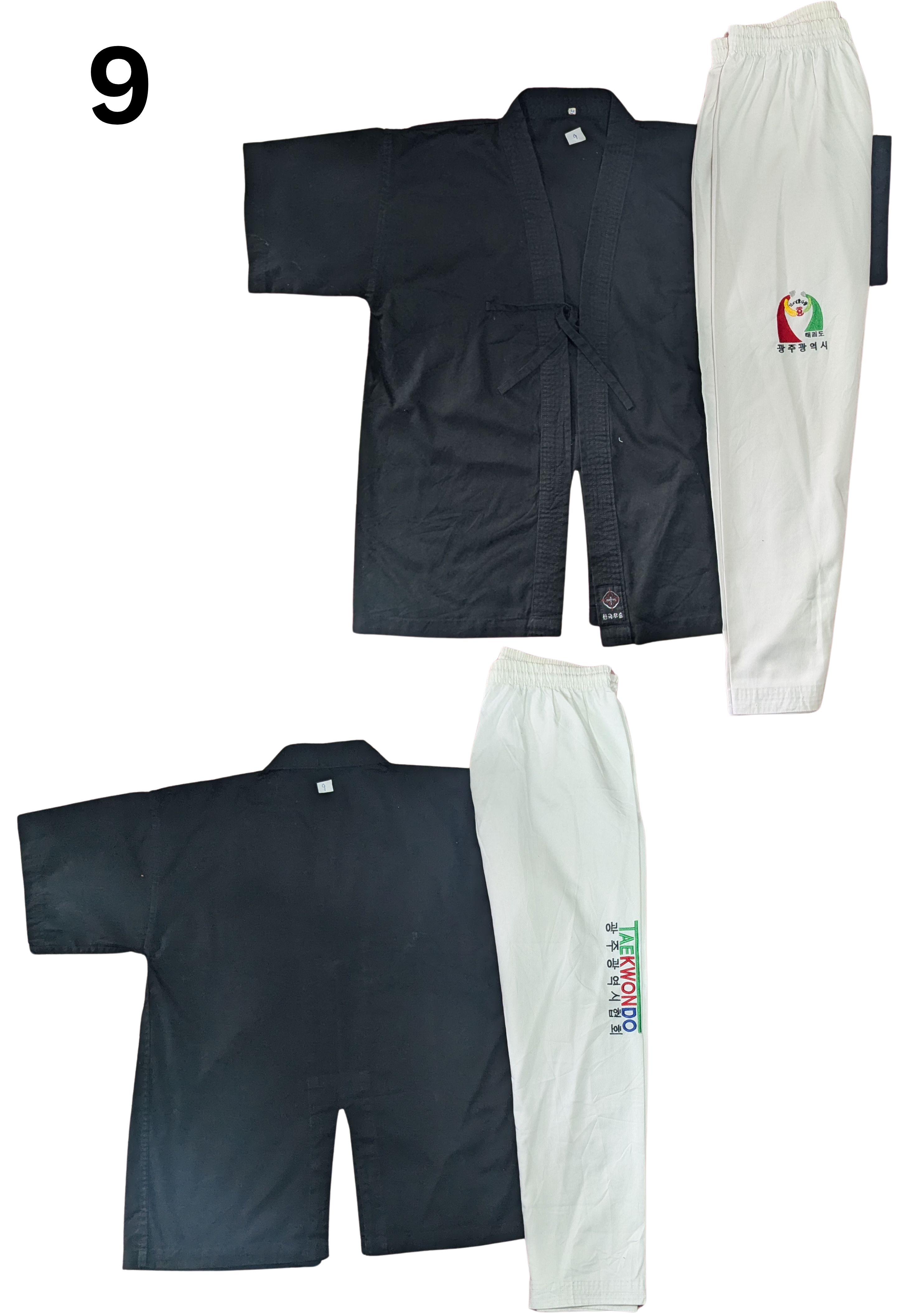 Taekwondo karaty uniform (170 sized /black color )