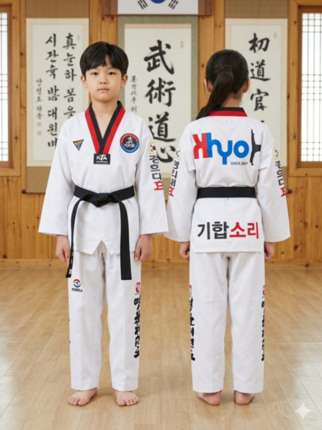 Taekwondo tkd uniform (120 sized /white color )